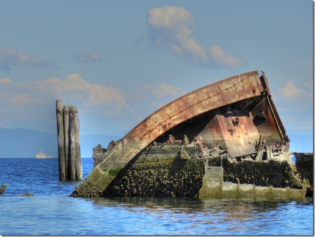 Royston Wrecks,ships,history,Georgia Strait,ocean,Highway 19 A