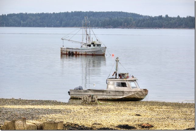 Baynes Sound,Highway 19A,ocean,Oyster boats,ships,fish boat,Union Bay