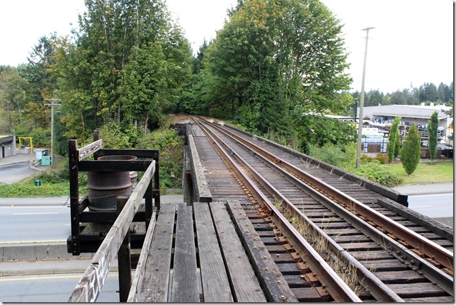 E&N, rail, rail road, rail way,Vancouver Island,bridge,Cedar,Wellcox