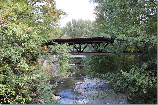 E&N, rail, Haslam Creek,Lochner Road,rail road, rail way,Vancouver Island,bridge,Highway 1