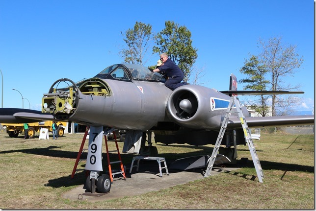 air planes,RCAF,museum,CF-100 Canuck,Comox Air Force Museum,Comox Airport,not your normal view