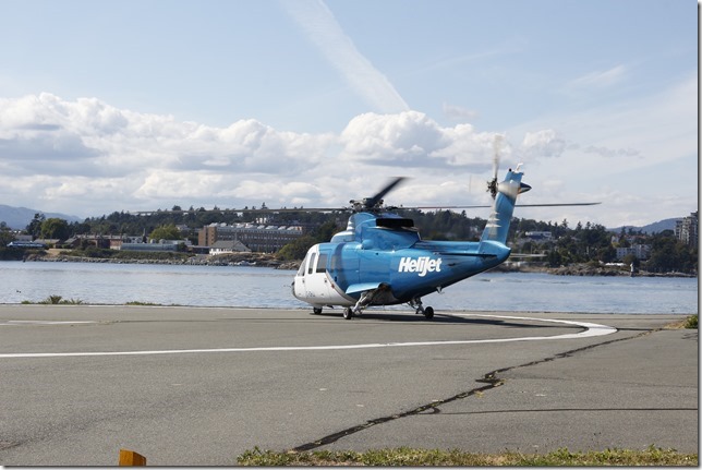airplane, Victoria, helicopter,Helijet,C-GHJJ,Sikorski S-76A,Camel Point