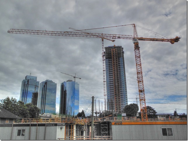 Burnaby,buildings,transportation,construction,Skytrain,Metrotown