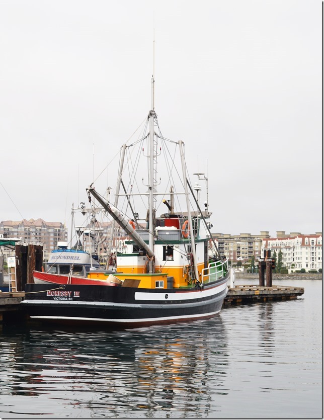 Victoria,James Bay,fisherman's wharf,fish boat,Moresby No. 3,Virgo,Scoundrel,Moresby III
