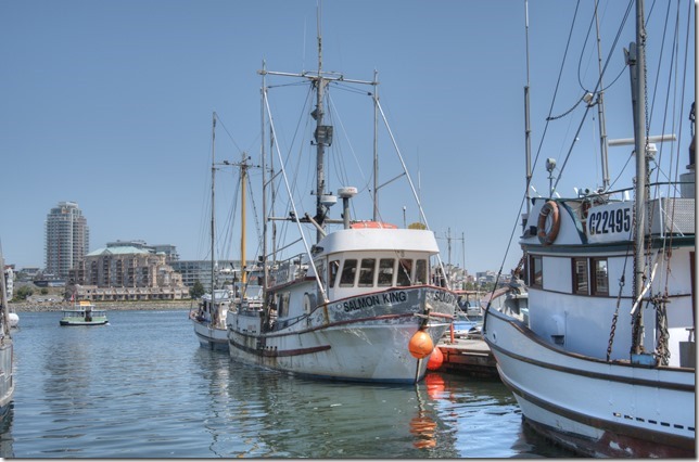 fish boat, fisherman's wharf, James Bay, Victoria