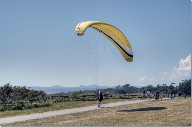 Victoria,sports,summer,Dallas Road,paragliding,wind