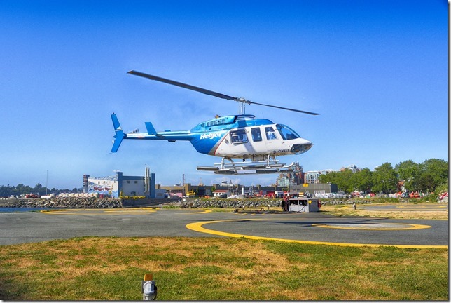 Victoria,helicopter,Helijet,Ogden Point,Camel Point Heliport,C-GXHJ,Bell 206L-1