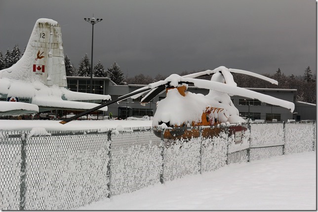 Comox,19 Wing,RCAF,museum,airport,airplane,Comox Valley,YQQ,winter,snow