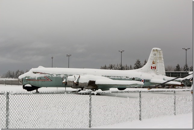 Comox,19 Wing,RCAF,museum,airport,airplane,Comox Valley,YQQ,winter,snow