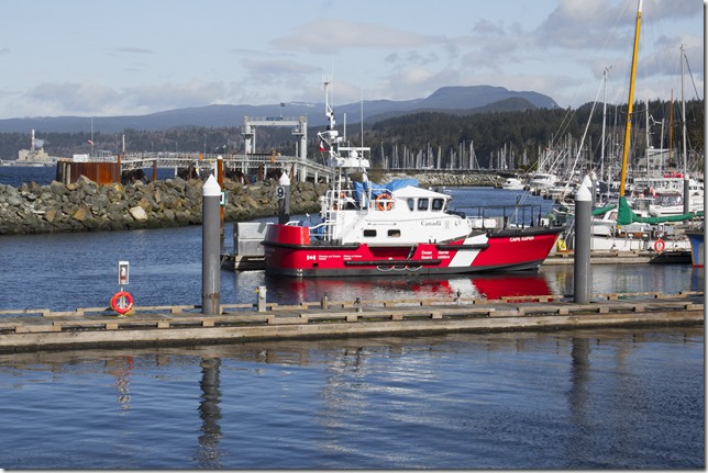 Coast Guard,ships,Powell River,marina,Cape Kuper,lifeboat