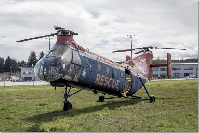 RCAF,19 Wing,Comox,spring,museum,Air Force Museum,H-21A Piasecki