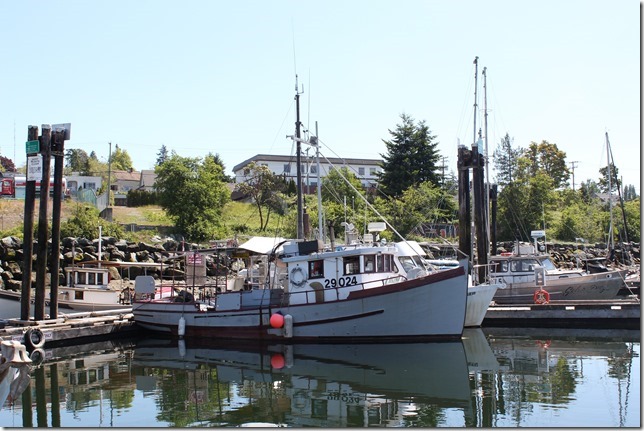 Powell River,Westview,marina,fish boat,spring