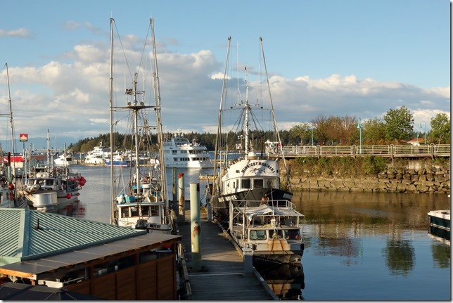 Nanaimo,marina,fish boat,spring,Cameron Island Marina
