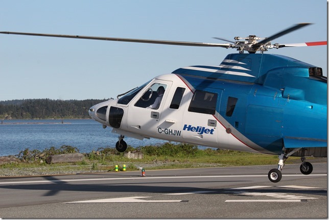 helicopters,airplanes,Helijet,Nanaimo,Nanaimo Port Authority,spring,Sikorsky S-76A