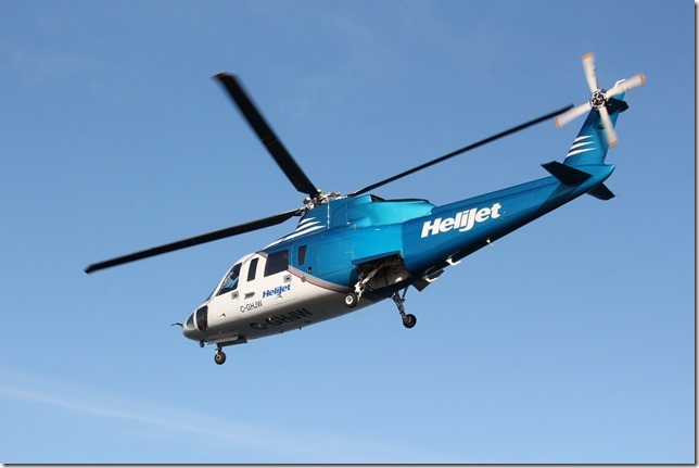 helicopters,airplanes,Helijet,Nanaimo,Nanaimo Port Authority,spring,Sikorsky S-76A