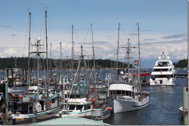 Nanaimo,spring,marina,tugs,ships,fishboats,gas dock,Newcastle Island,Protection Island