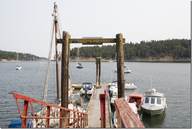 Mayne Island,Gulf Island,ocean,docks,harbour,summer,Gulf Islands,Horton Bay,Mayne Island,Gulf Islands,British Columbia,summer,forest fire smoke,haze