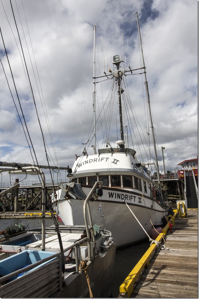 Comox,fisherman's wharf,marina,fish boat,spring,Windrift II