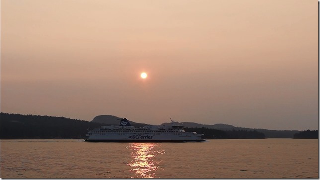 Mayne Island,Georgina Point,nature,summer,Gulf Islands,ocean,National Park,Active Pass,Georgia Strait,forest fire smoke