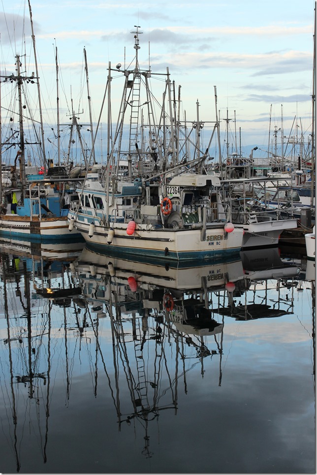 fishing boats,French Creek,spring,marina,Seiren,British Columbia,Vancouver Island,Highway 19 A