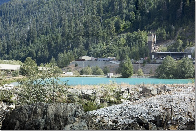 ,mining,HW Mine,Strathcona Provincial Park,HW Mine water recovery pond 