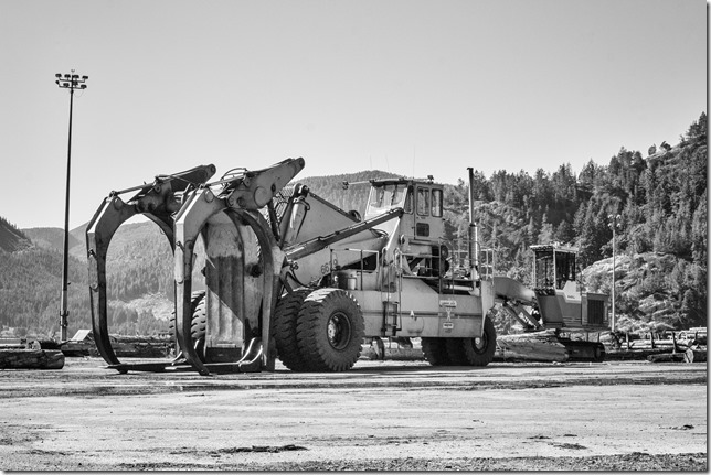 Gold River,Highway 28,history,North Island,logging equipment,forestry,log sort