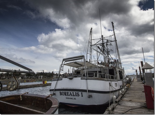 Comox,fisherman's wharf,marina,fish boat,spring,Borealis I