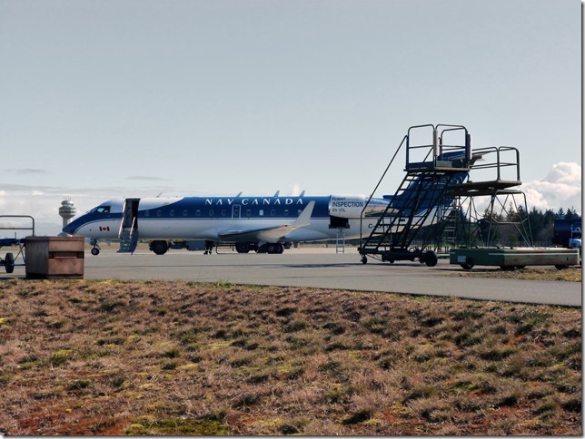 Nav Canada,C-GFIO,air planes,flight check,CVAC,YQQ,Comox Airport,Bombardier CL-600-2B19 