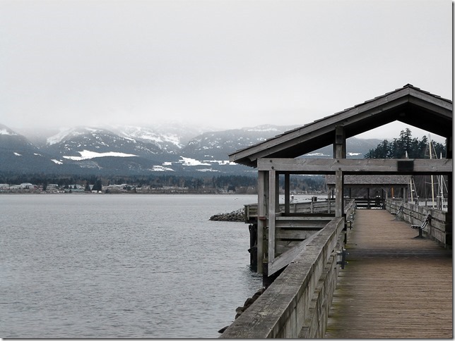 Comox,marina,fall,Beaufort Range,ocean,mountains,snow,Courtenay