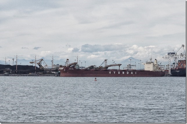 bulk carrier,coal,Westshore Terminal,Hyundai Passion,vancouver island,Roberts Bank