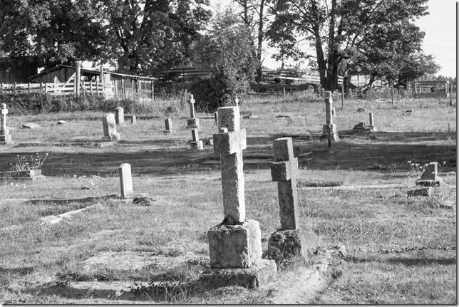 St. Mary's Anglican Cemetery,Cowichan,Somenos,cemetery,black and white