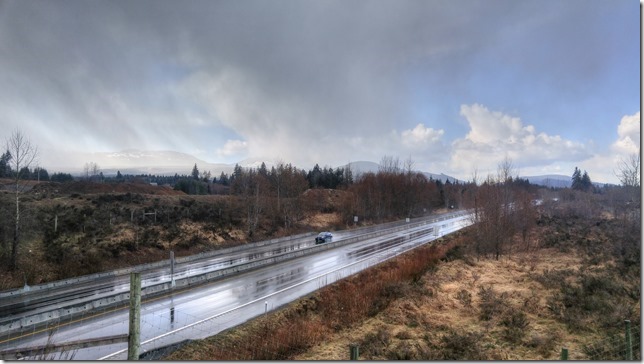 weather,Highway 19,bridges,Duncan Bay Main,nature,rain,spring