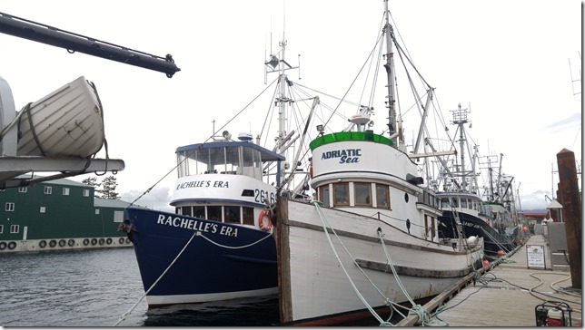 Rachelles&rsquo;s Era, Adriatic Sea, and Sandy Anne at Discovery Marina in Campbell River