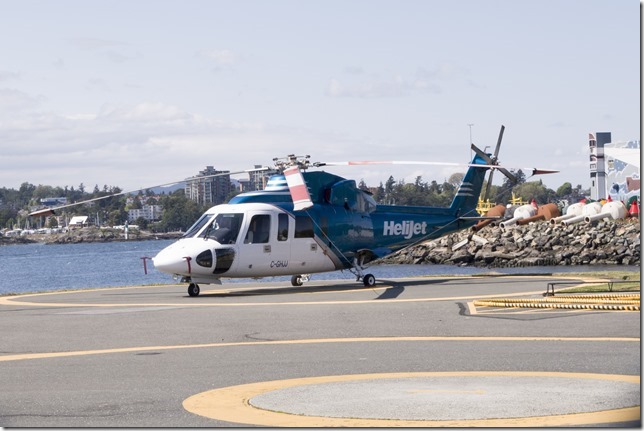 Victoria,Camel Point,James Bay,air craft,helicopter,Helijet,Sikorsky S-76A