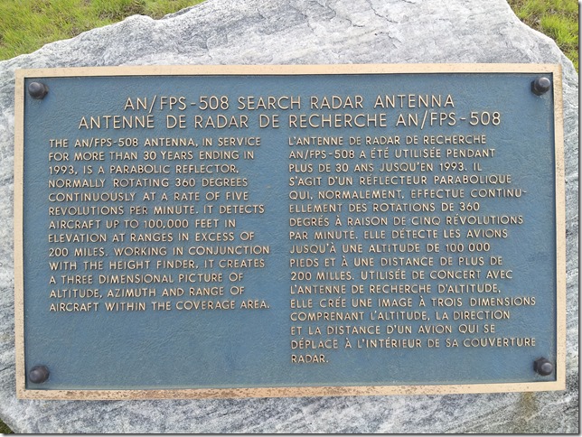 North Bay,Air Force,history,radar,museum,RCAF,Ontario,22 Wing, CFB North Bay ,AN/FPS-508 Search Radar Antenna