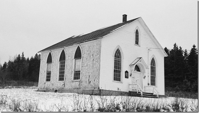 Nova Scotia,buildings,church,history,snow