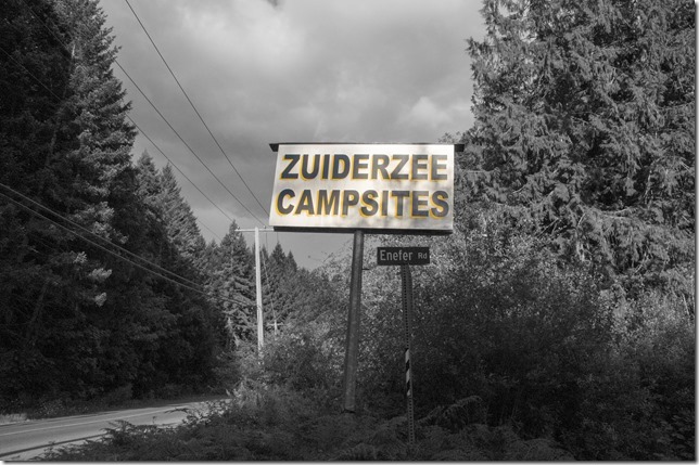 Zuiderzee,camping,signs,history,Vancouver Island,British Columbia