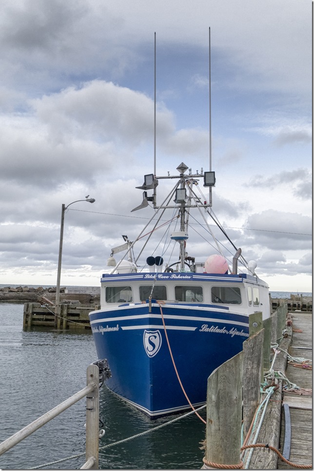 The fishing boat Latitude Adjustment in Parkers Cove