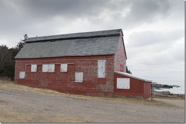 The smoke house and winch shack – Anderson Cove