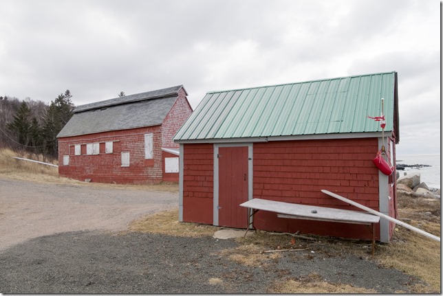 The smoke house and winch shack – Anderson Cove