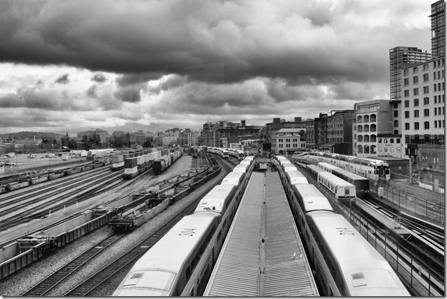 Vancouver,trains,rail way,rail road,black and white