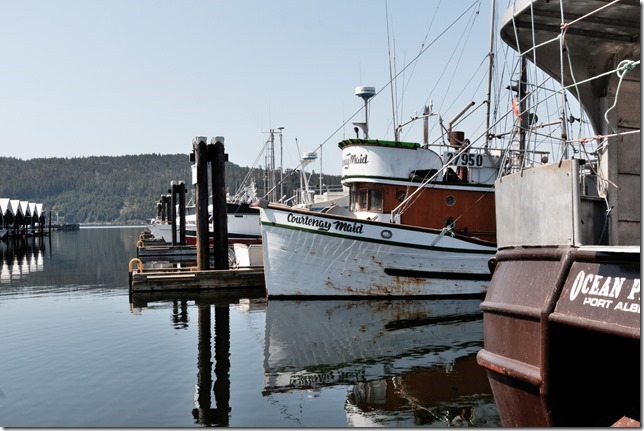 The fishing boat Courtenay Maid in Port Alberni