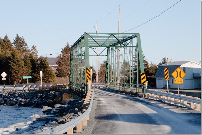  The bridge over Crooked Channel, connecting George Island to Bush Island
