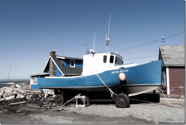 The fishing boat Peter Dylan in Harbourville