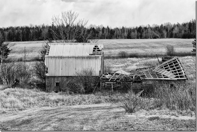 One of the barns of Nova Scotia &ndash; this one needs a bit of work&hellip;
