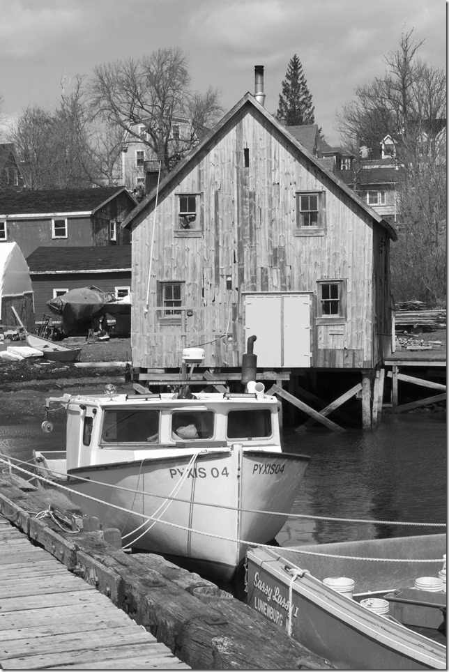 The fishing boat Pyxis 04 in Lunenburg
