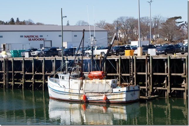 The fishing boat Four Girls in Digby