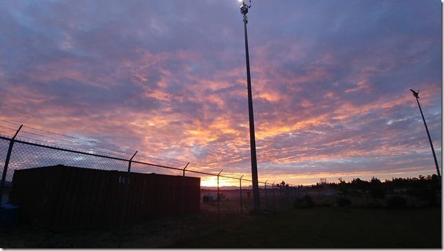 18 wing Comox sunset &ndash; a forbidden place