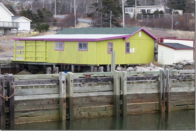 One of the fishing sheds in Parkers Cove