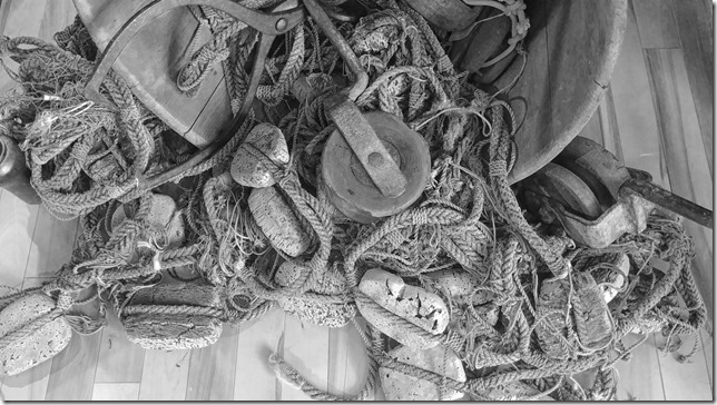 Pulleys and blocks and rope &ndash; things that keep a sailing boat sailing&hellip;